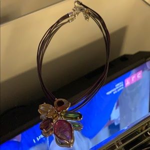 Swarovski Crystal Floral Necklace